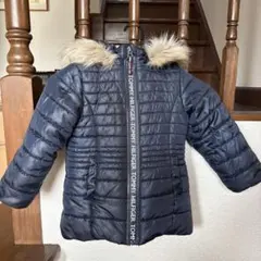 TOMMY HILFIGER ネイビー ダウンコート 3T