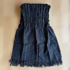 ラメ入りショール　黒