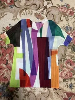 me issey miyake イッセイミヤケ 半袖 Tシャツ ワッフルプリーツ