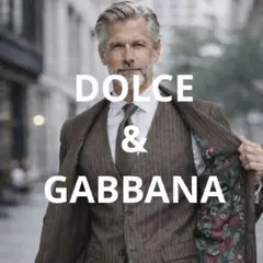 DOLCE&GABBANA スーツ　3ピース　ブラウン　花柄