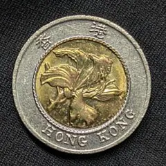 香港 10セント硬貨☆1994年／美品／蘭の花／h0426-2 - メルカリ