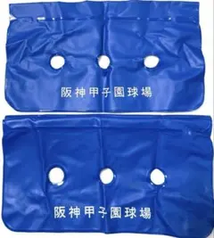 ◼︎応援の必需品◼︎【美品】◼︎座席エアーマット★2枚お渡し★ブルー★