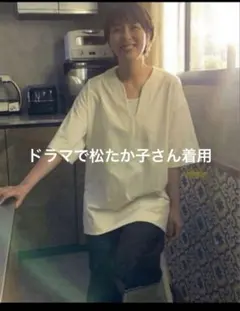 UNIQLO ユニクロ マメクロゴウチエアリズムコットンオーバーT 5分袖