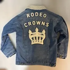 RODEO CROWNS デニムジャケット ボア付き　M