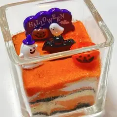 ハンドメイド グラスサンドアート ハロウィン