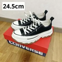CONVERSE 厚底スニーカー 黒ALL STAR Ⓡ TREKWAVE OX
