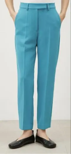 Mila Owen センタープレス テーパードパンツ 0（S相当）ターコイズ