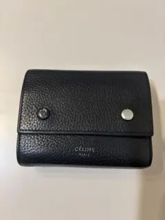 【美品・早い者勝ち】CELINE 二つ折り財布 ブラック CELINE セリーヌ 二つ折り財布 Bi fold バイフォールド