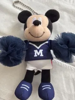 Cheer Together ぬいぐるみチャームミッキー　ネイビー（紺）