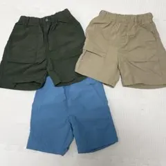 ユニクロ半ズボン 3点セット 100