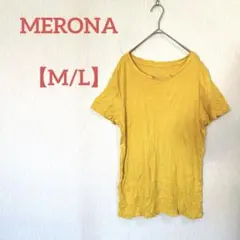 ✨️一点もの✨️MERONA 【M/L】イエロー Tシャツ シンプル
