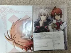 PASH アイナナ七瀬陸 九条天 A4クリアファイル＆特大ポスター　申込用紙