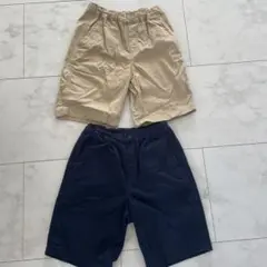 UNIQLO 半ズボン 140サイズ 2点セット