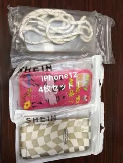 iPhone12用 スマホケース4点セット