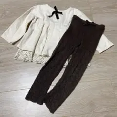 プティマイン　トップス&レギンスセット　110