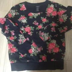 130 Forever 21 花柄 トレーナー M
