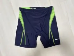 NIKE メンズ 水着 スパッツ ネイビー×ライムグリーン Sのサムネイル