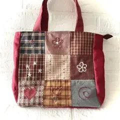 ハンドメイドパッチワークトートバッグ パッチワーク トートバッグ ハンドメイド｜Yahoo!フリマ（旧