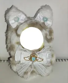 ちびぐるみ 着ぐるみ ぬいぐるみ服 ぬい服 ねこ 12cm 豹柄 ベージュ