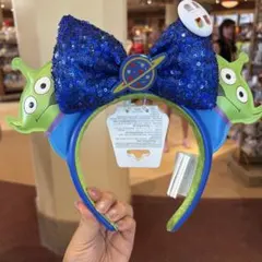 パリディズニー 新品！限定カチューシャ リトルグリーンメン トイ