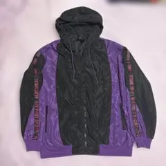 MY FIRST STORY ナイロンジャケット パーカー Mサイズ 黒/紫