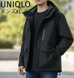 UNIQLOユニクロウルトラライトダウンマウンテンパーカーコート　メンズXL