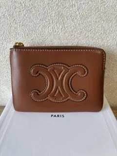 ☆箱付美品☆セリーヌ キュイルトリヨン トリオンフ コインケース 財布