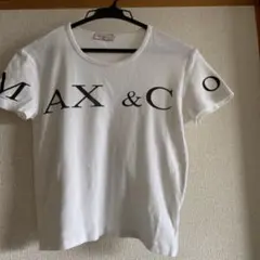 MAX&Co. マックスアンドコー ロゴ 半袖 Tシャツ ホワイトのサムネイル