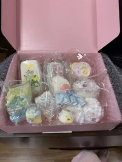 新品momoのほっこりスクイーズセット ミニロールケーキ4種 ギフトBox