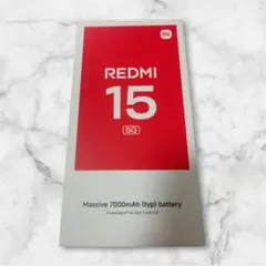 新品未使用Xiaomi Redmi 15 5G 128GB本体 チタングレーのサムネイル