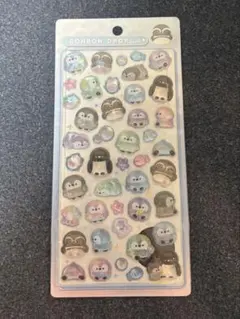 正規品　ボンボンドロップシール　水族館ペンギン