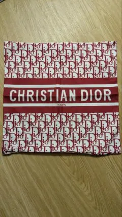 Christian Dior クッションカバー オブリーク 　レッド