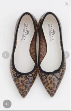 TEMPERATE ヒョウ柄 レインシューズ24.5