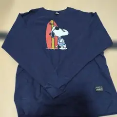 Quiksilver x Peanuts スヌーピー トレーナー ネイビー