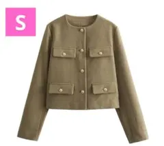 zara　ユニクロ　クロップドジャケット　PLST　dholic　カーディガン
