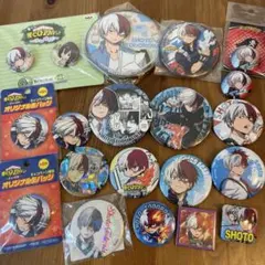 【19点】僕のヒーローアカデミア 轟焦凍 缶バッジまとめ売り