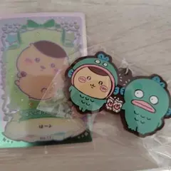 ちいかわサンリオキャラクターズなかよしラバーマスコットくりまんじゅうハンギョドン