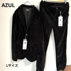 【新品未使用タグ付き】AZUL ブラック ジャケット パンツ セットアップ L