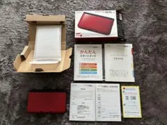 3DS LL レッド&ブラック　箱+充電コード付き