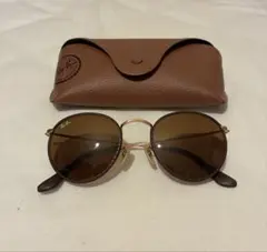 Ray-Ban W1592 YRBK サングラス ラウンドメタル ケース付き - メルカリ