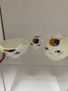 夏目友人帳 ニャンコ先生陶器コレクション　3点