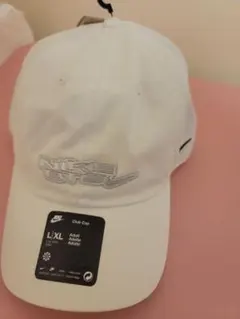 韓国限定ワッペン付！レア！NIKE BTS キャップ 帽子ホワイト白 即日