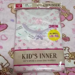 新品　女の子肌着　タンクトップ　3枚セット　110㎝