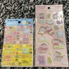 クレヨンしんちゃん タイルシール　ふわふわシール2点セット