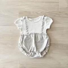 バースデイ　mamaraku 半袖ロンパース