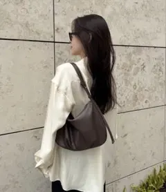 【macoto×EFOLE コラボ】 2way ショルダー バッグ ブラウン