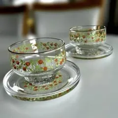 昭和レトロ 佐々木ガラス デザートカップ フルーツアイスクリームグラスのサムネイル