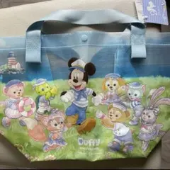 香港ディズニーミッキーとダッフィーフレンズ春　ショッピングバッグ　Sサイズ　レア