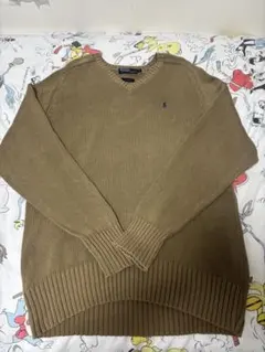 Polo by Ralph Lauren 90sニットセーター XL ブラウン