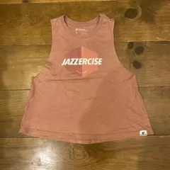 JAZZERCISE ジャザサイズ タンクトップ Sサイズ くすみピンク